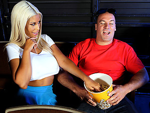 Petite teen cheerleader nailed in tight pussy