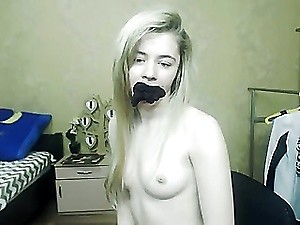 shy latvian cam-girl in pvt-show