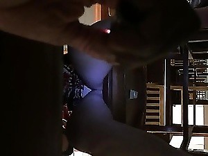 White Girl Upskirt in Library II