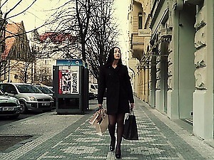 She has big tits with a hot sexy ass